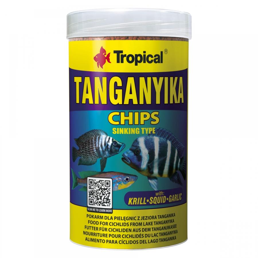 Krmivo pre cichlidy Tropical Tanganyika CHIPS 250ml/130g