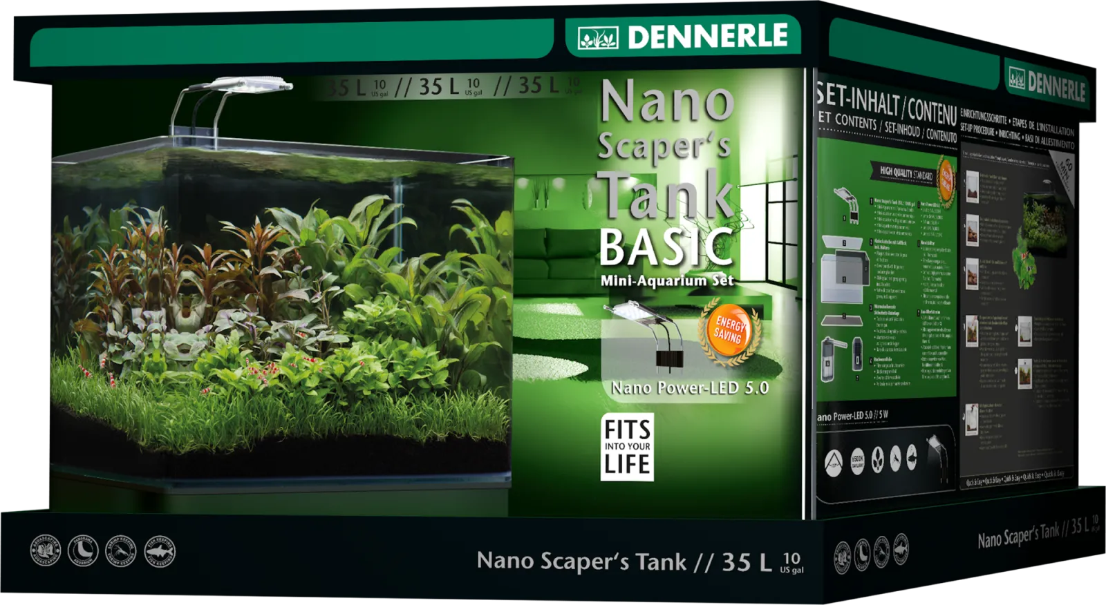DENNERLE NANO SCAPER'S TANK 35L BASIC