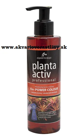 Akváriové hnojivo Planta Activ - Fe+ Power Colour - Železo 500ml