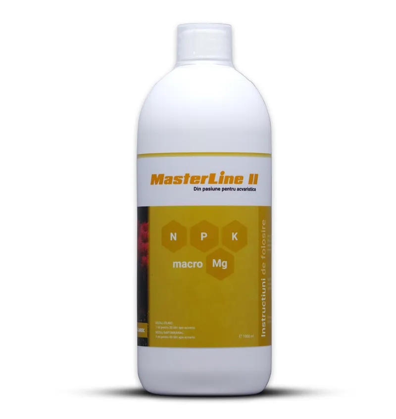 Akváriové hnojivo MasterLine II (1000 ml) - Makroprvky