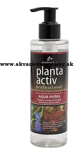 Akváriové hnojivo Planta Activ - Aqua Potas - Draslík 200ml Aquabotanique