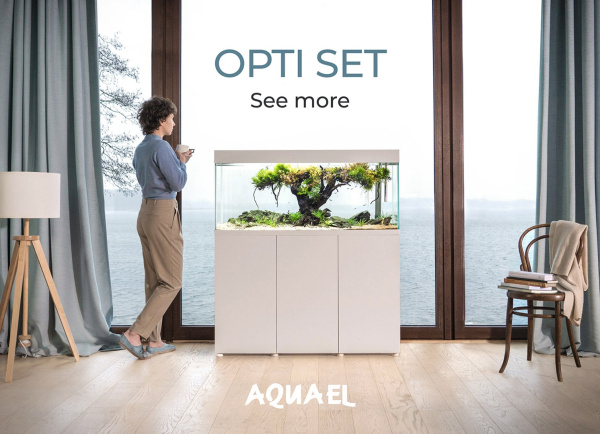 Akvarijný set Aquael OPTISET 2.0 125L - biely 2