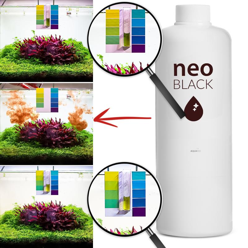 Neo Black 1000ml - "čierna voda" znižuje pH + stopové prvky