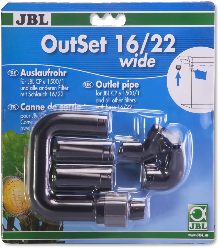 JBL OutSet 16/22mm - výstup pre akváriový filter